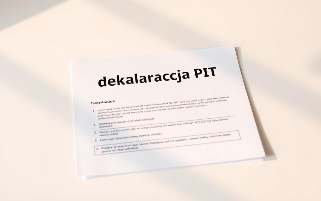deklaracja PIT